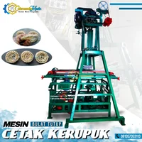 Mesin Cetak Kerupuk Mawar Bulat Tutup Tengah