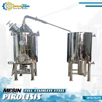 Mesin Pirolisis Asap Cair (Alat Proses Pengolah Arang dan Limbah)