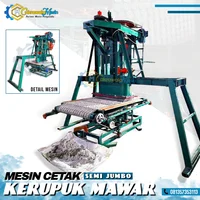 Mesin Cetak Kerupuk Mawar Kapasitas Semi Jumbo